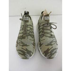 fitflop Women's Camo Knit Sports Sneakers Size 6 Mossy Mix
